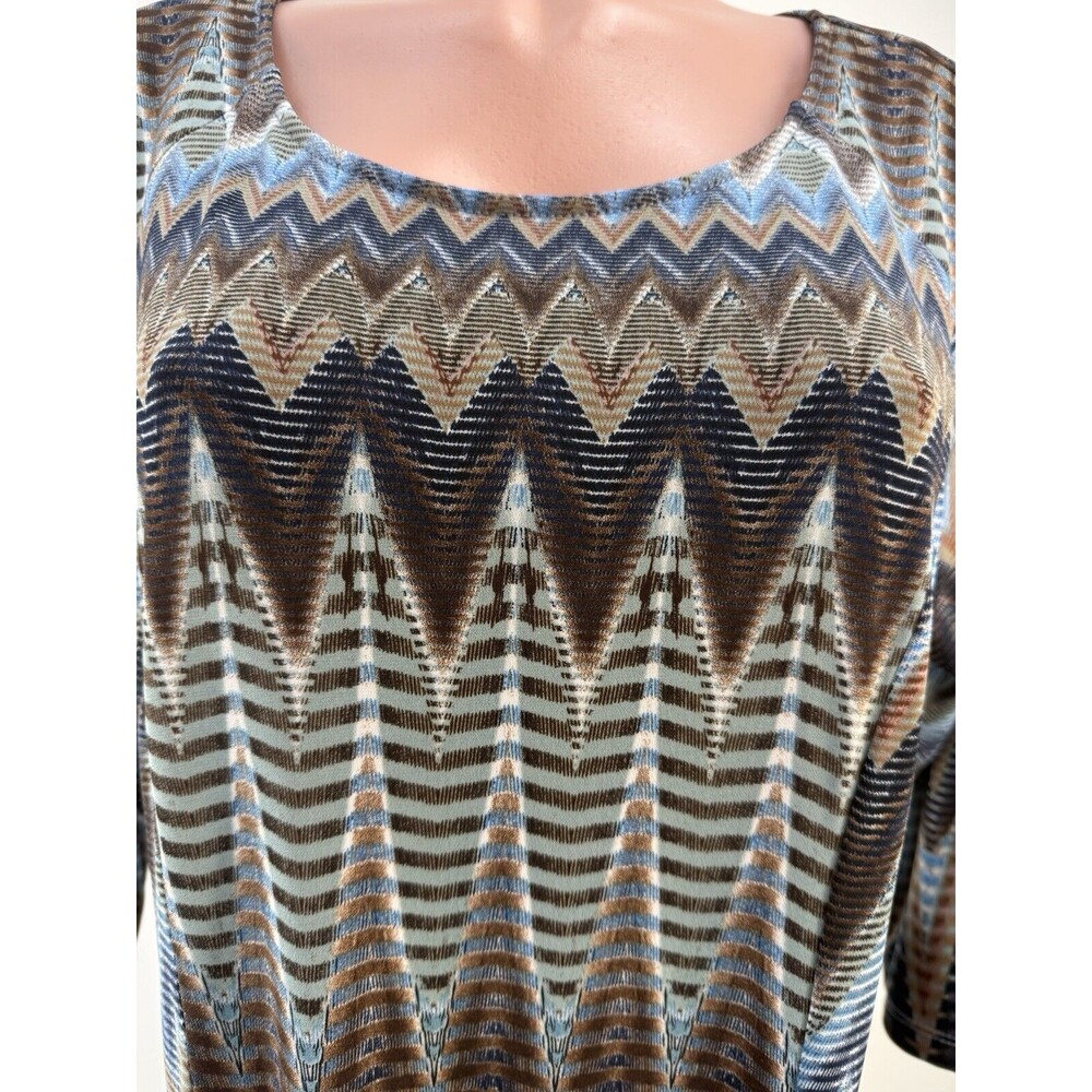 NWT Karen Kane Dress Womens 0X (XL) 3/4 Sleeve Pullover - Picture 6 of 15